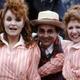 The Doctor sees double (ostensibly) in a photoshoot for “TIme and the Rani,” Sylvester McCoy’s debut story as the Doctor.